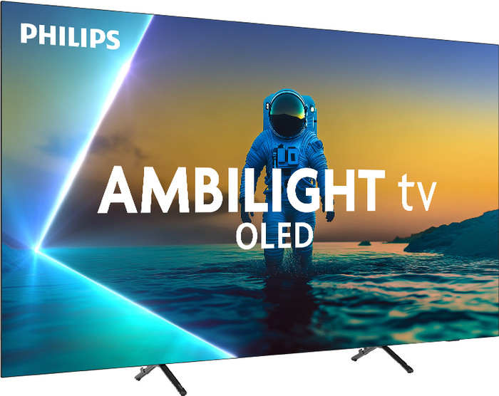 Philips Ambilight 77 inches OLED810 4K (2025) + JBL Bar 1000 M2 Black front