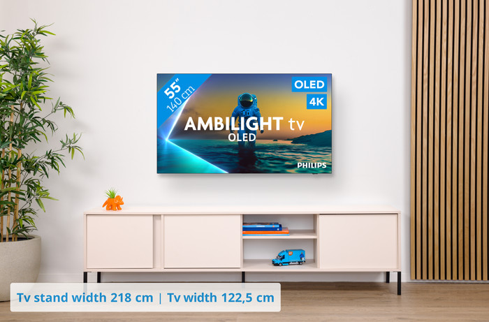 Philips Ambilight 55 inches OLED810 4K (2025) visual Coolblue 1