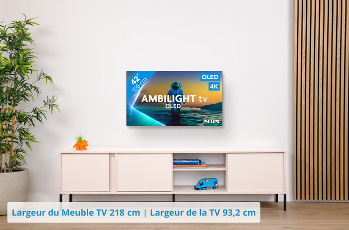 Philips Ambilight 42'' OLED810 4K (2025) visuel Coolblue 1