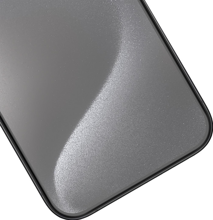 Just in Case Tempered Glass iPhone 15 Pro Screen Protector detail