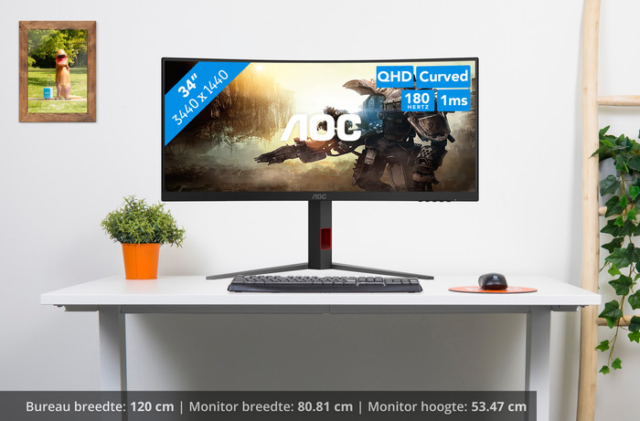 AOC CU34G4 visual Coolblue 1