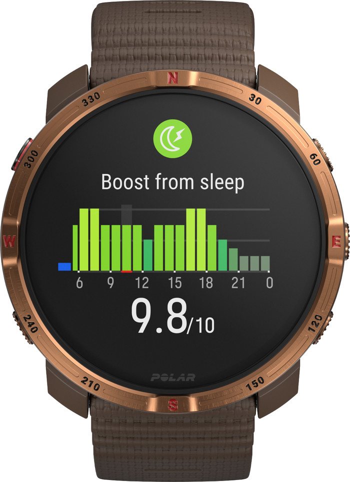 Polar Grit X 2 Bruin voorkant