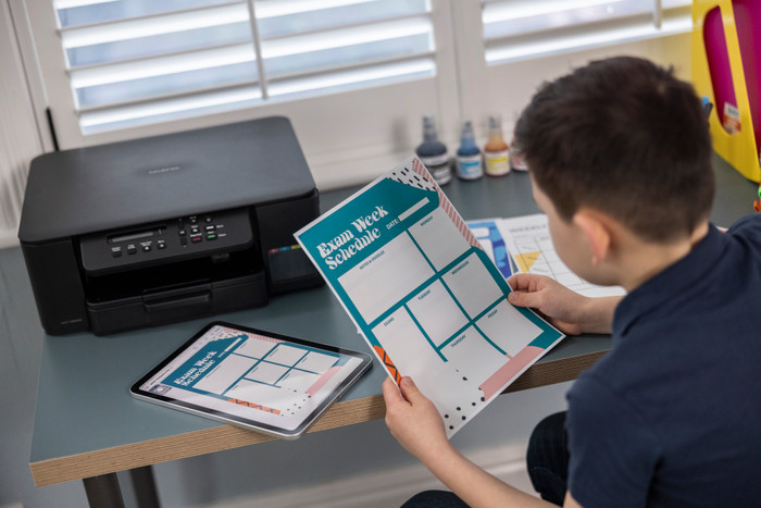 Brother DCP-T580DW product in gebruik