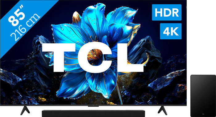 TCL 85" QLED P71K 4K (2025) + TCL Q75H Main Image