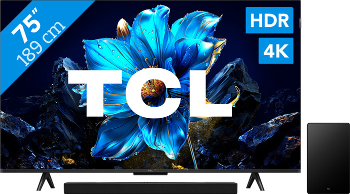 TCL 75 inches QLED P71K 4K (2025) + TCL Q75H Main Image
