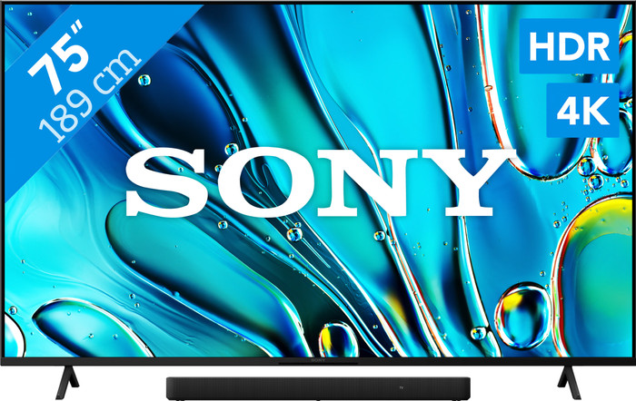 Sony BRAVIA 3 75 inches 4K LED (2025) + Sony HT-S2000 Black Main Image