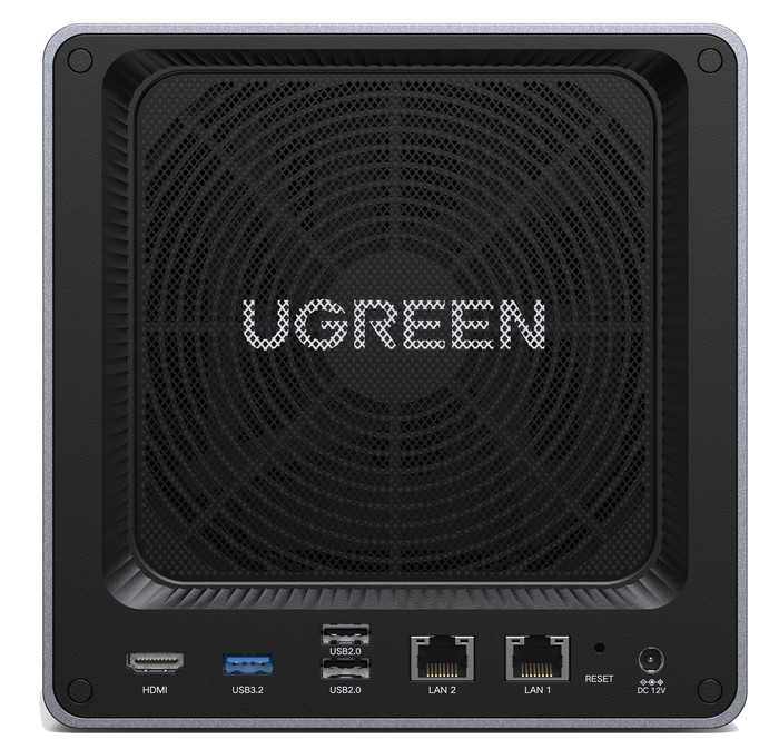 UGREEN NASync DXP4800 + Seagate Ironwolf 4 To Lot de 2 arrière