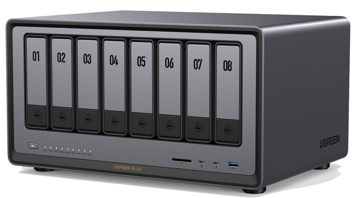 UGREEN NASync DXP8800 Plus rechterkant