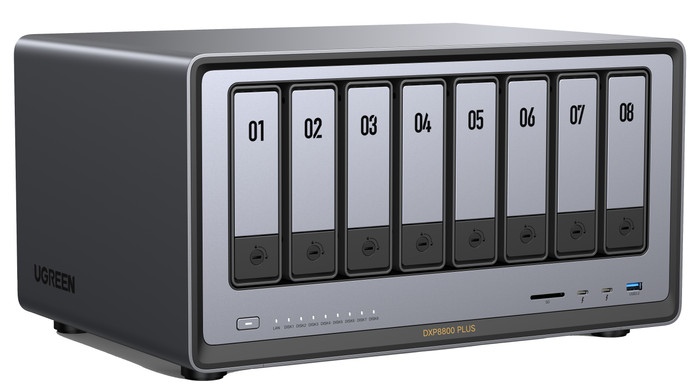 UGREEN NASync DXP8800 Plus linkerkant