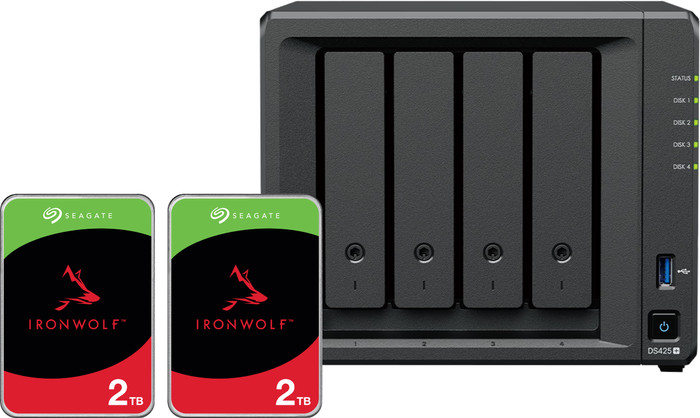 Synology DS425+ + Seagate IronWolf 2 To Lot de 2 Main Image