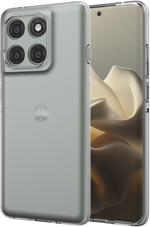 Just in Case Soft Design Motorola Edge 60 Pro Back Cover Transparent produit composé