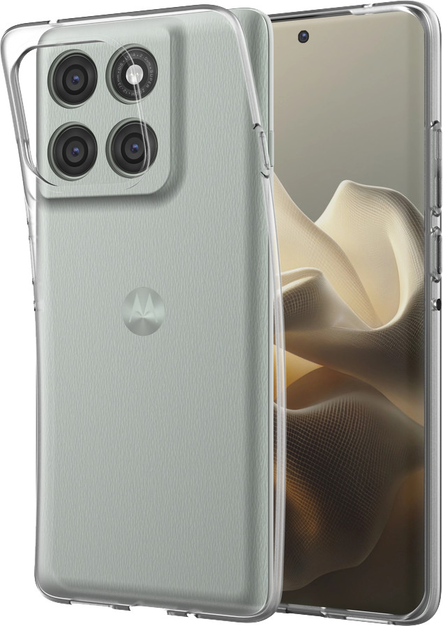Just in Case Soft Design Motorola Edge 60 Pro Back Cover Transparent produit composé