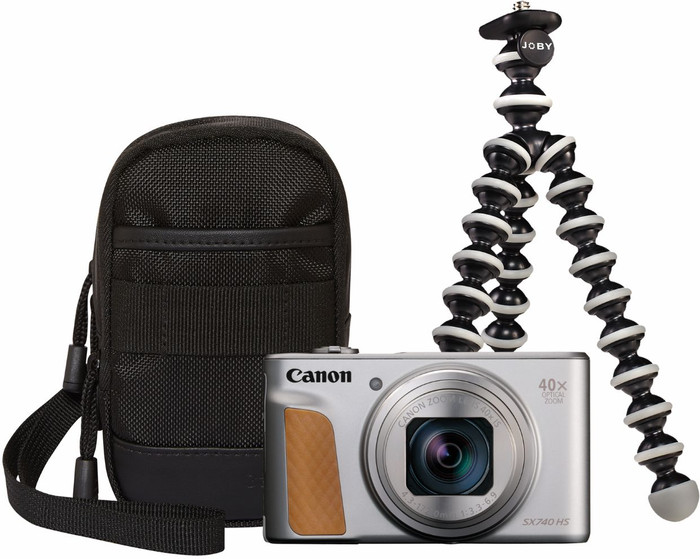 Canon PowerShot SX740HS Lite Travel Kit Silver Main Image