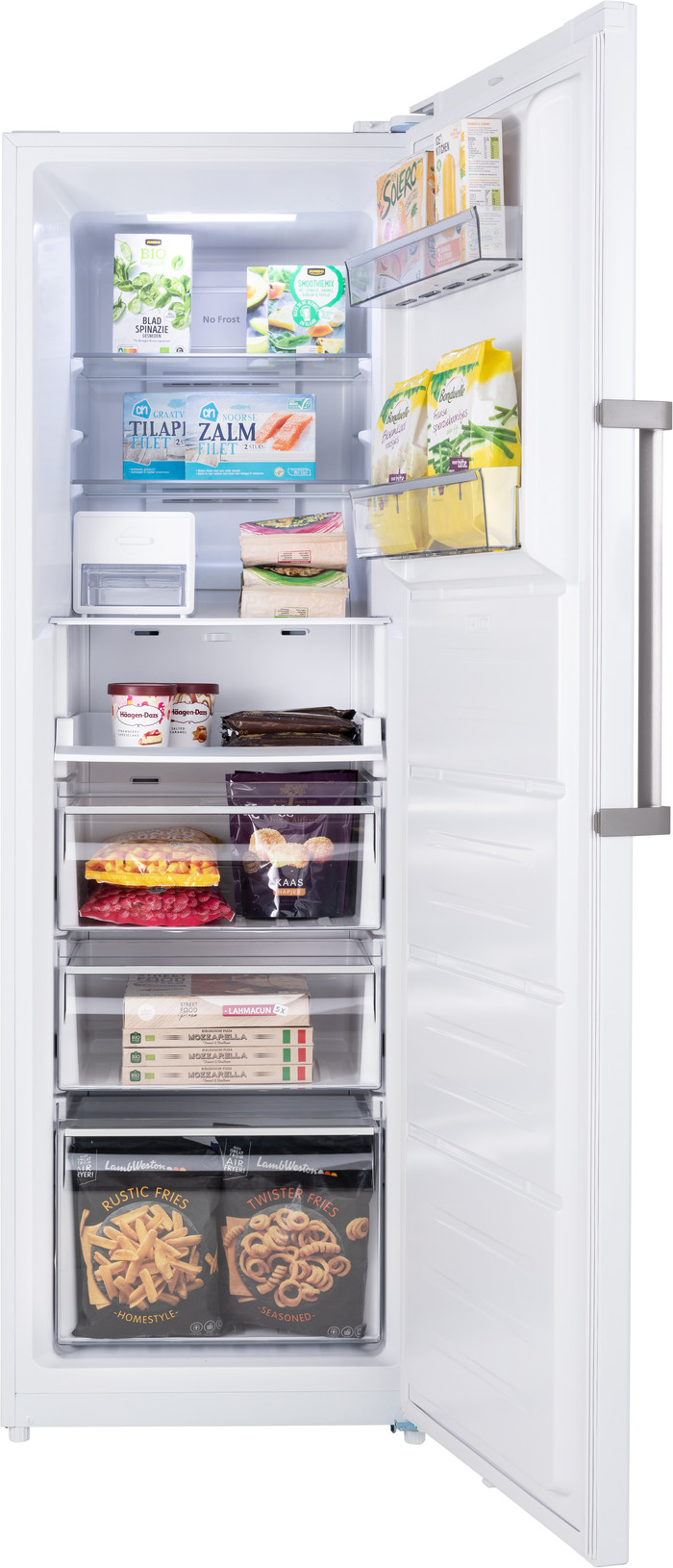 Wisberg WBKK185FZDW + Wisberg WBVR186NFDW binnenkant