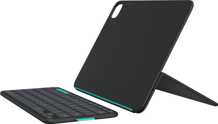Logitech Flip Folio iPad Pro (2024)/iPad Air (2025) 11 inches Keyboard Cover AZERTY right side