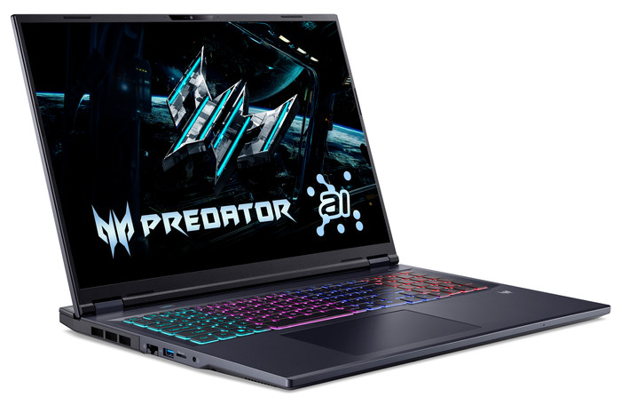 Acer Predator Helios Neo 18 AI PHN18-72-997F linkerkant