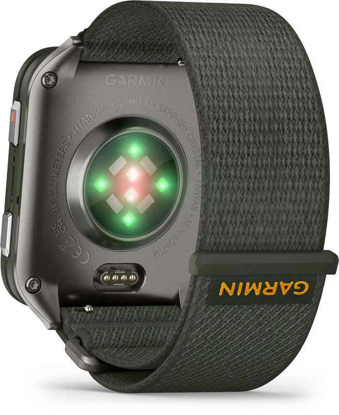 Garmin Venu X1 Green back