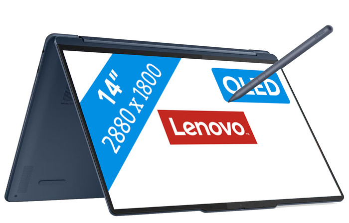 Lenovo Yoga 9 2-en-1 OLED Copilot+ PC 14ILL10 83LC004BMB AZERTY Main Image