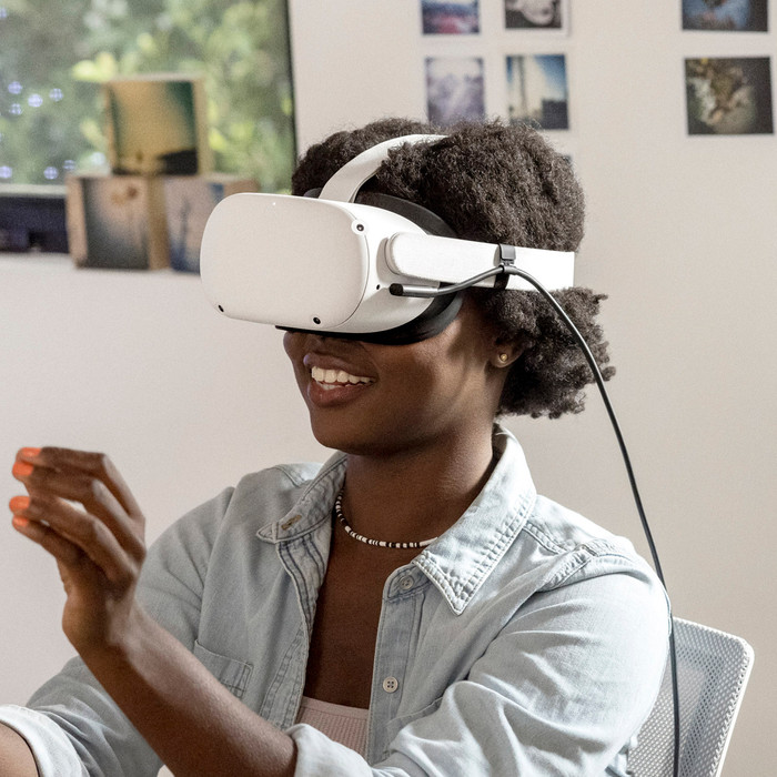 Meta Quest Link Cable product in gebruik