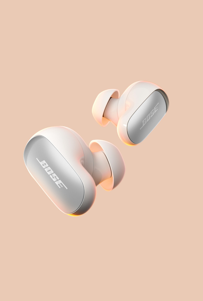 Bose QuietComfort Ultra Earbuds (2nd gen) White product in use