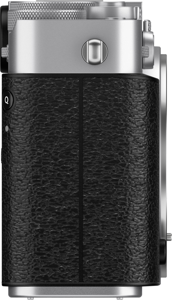 Fujifilm X-E5 Boitier Argent côté gauche