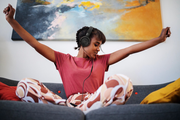 JBL Tune 520C USB-C Noir produit à l'usage