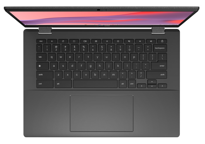 ASUS Chromebook CM1402FM2A-EC0215 AZERTY dessus