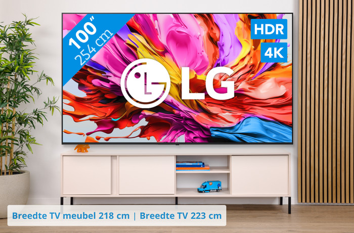 LG 100" QNED86 EVO 4K (2025) visual Coolblue 1