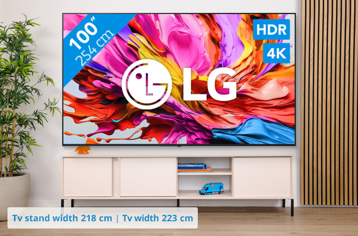 LG 100 inches QNED86 evo 4K (2025) visual Coolblue 1