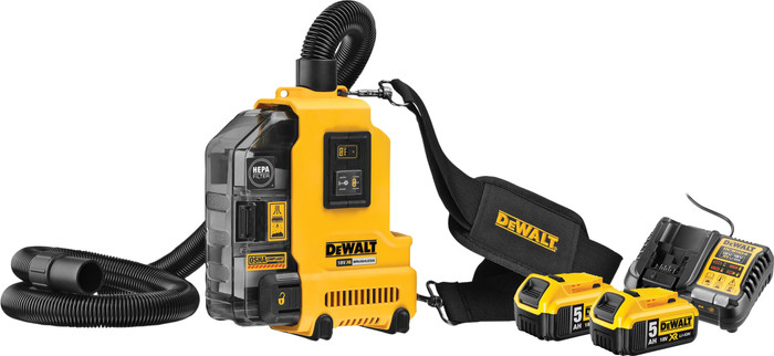 DeWalt DWH161N-XJ Batterie 5,0 Ah (2x) Kit de Démarrage Main Image