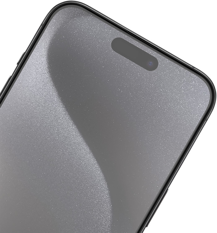 Just In Case Tempered Glass iPhone 15 Pro Max Screenprotector detail