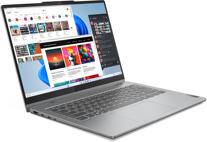 Lenovo IdeaPad 5 2-en-1 14IRH9 83KX006LMB AZERTY côté gauche