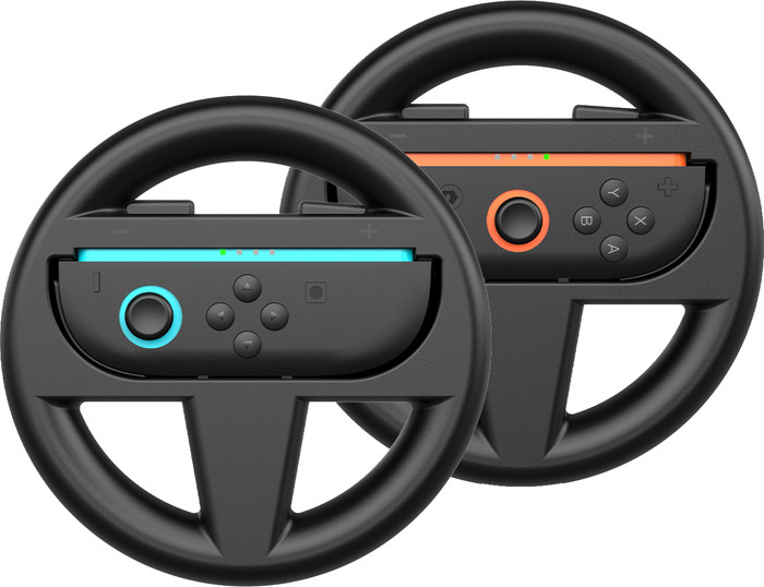 BlueBuilt Racing Wheels for Nintendo Switch 2 Joy-Cons (2 units) front