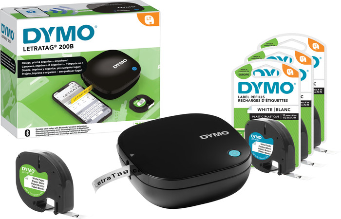 DYMO LetraTag 200B Bluetooth Labelprinter + 3 extra labels Main Image