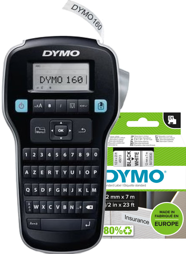 DYMO Labelmanager 160 Azerty + 1 extra label Main Image