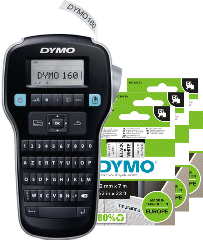 DYMO Labelmanager 160 Azerty + 3 extra labels Main Image