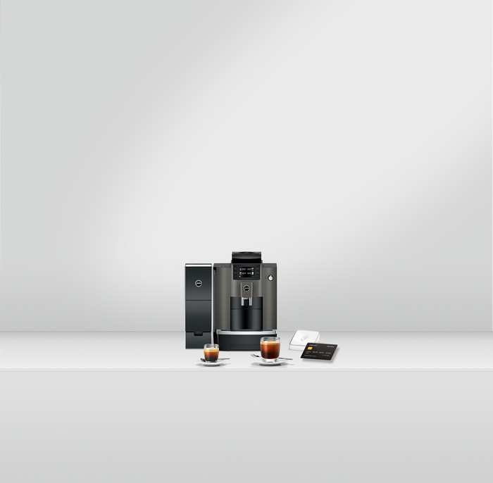 JURA W4 Dark Inox (EA) product in gebruik