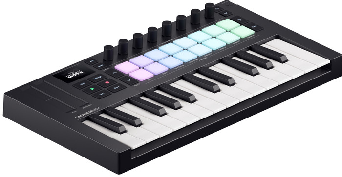Novation Launchkey Mini 25 Noir côté gauche