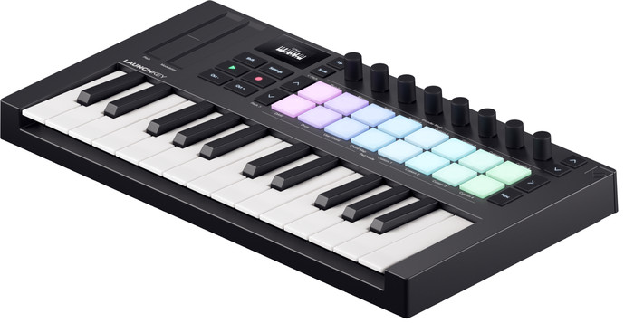 Novation Launchkey Mini 25 Noir côté droit