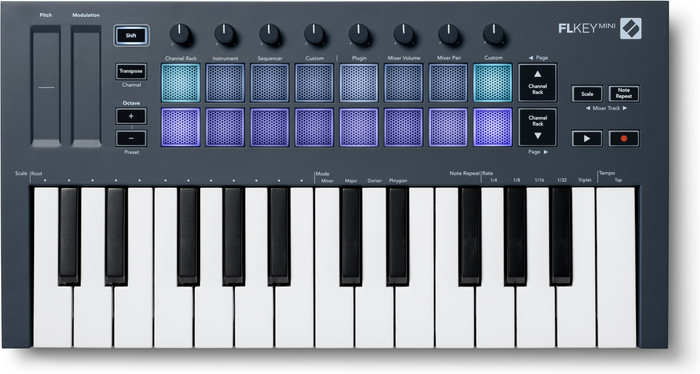 Novation FLkey Mini Noir avant