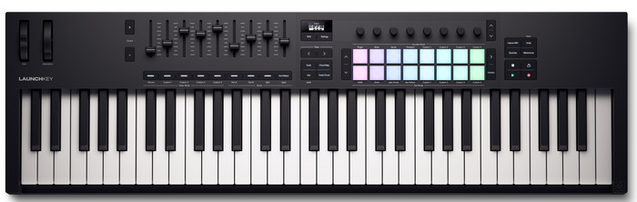 Novation Launchkey 61 Zwart voorkant