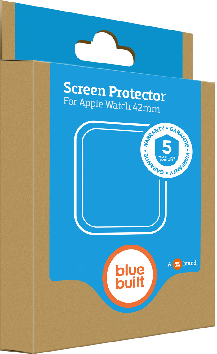 BlueBuilt Apple Watch SE 42 mm Protège-écran Verre emballage