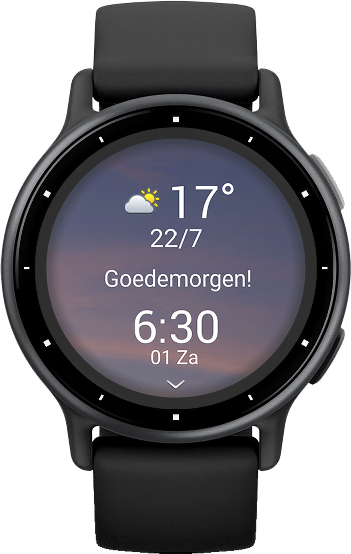 Just in Case Garmin Vivoactive 5 Screenprotector Glas Duo Pack voorkant