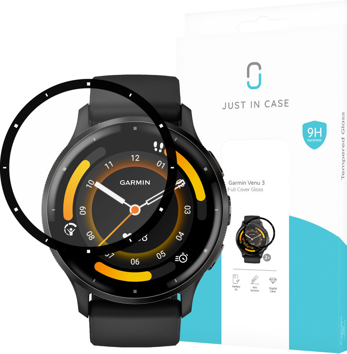 Just in Case Garmin Venu 3 Protège-écran Verre Lot de 2 emballage