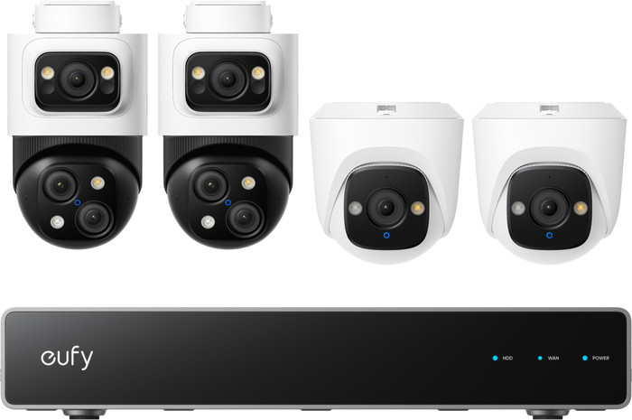 eufy PoE Security System + NVR + S4 2-pack + E41 2-pack Main Image