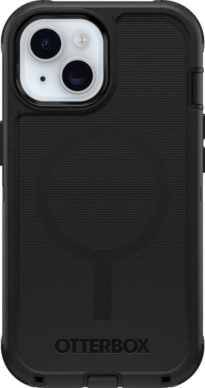 Otterbox Defender Apple iPhone 13, 14 en 15 Back Cover met Magneet Zwart Main Image