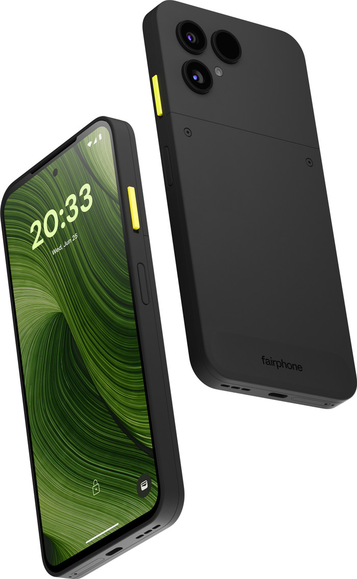 Fairphone 6 256GB Black 5G front