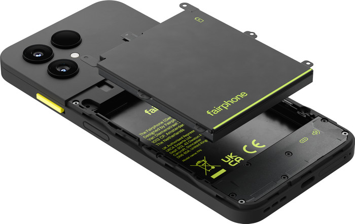 Fairphone 6 256GB Black 5G back
