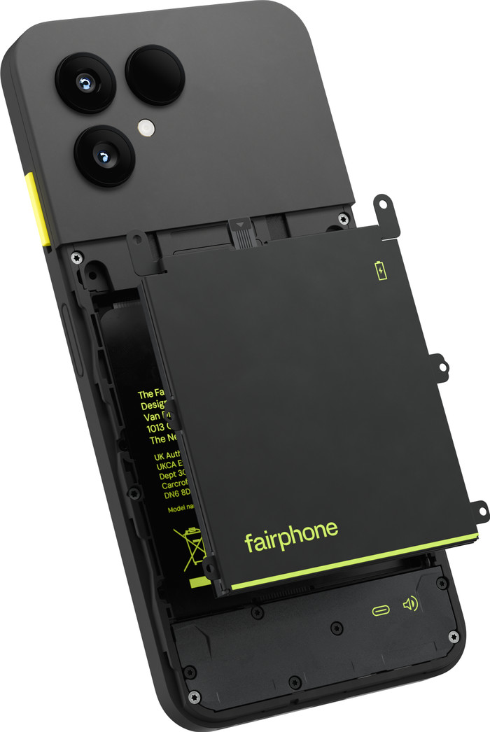 Fairphone 6 256GB Black 5G back