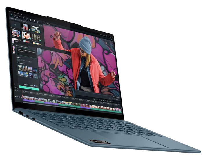 Lenovo Yoga Slim 7 OLED Copilot+ PC 14AKP10 83JY0047MB AZERTY côté gauche